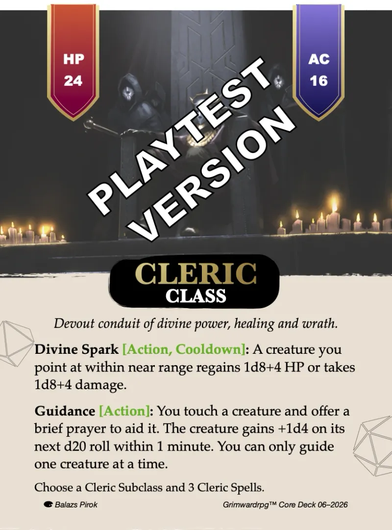 Class card